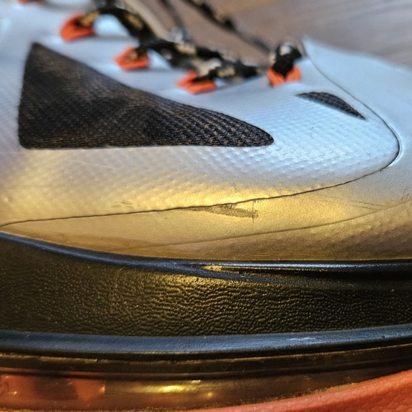 Nike Lebron X Lava Size 12 - Picture 6 of 10